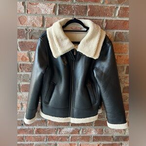 The Normal Brand Adrian Jacket in Black/Khaki size medium